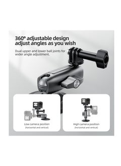TELESIN Magnetic Mount Magnet Metal Mounts Accessories for Action Camera, 360 Quick Release Car Holder Attach for GoPro Max Hero 12 11 10 9 8 7 6 Insta360 X2 X3 Go3 Ace Pro DJI Action 4 Osmo Pocket 3  - Image 3