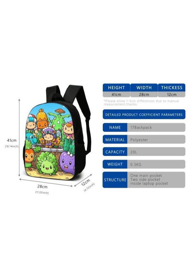 Generic - Cartoon style universal three-piece schoolbag - 1013 - Image 1