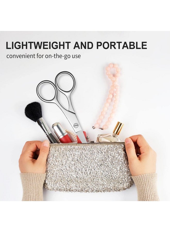 AsonTao Small Scissors Eyebrow Scissors Nose Hair Scissors Professional Grooming Scissors For Hair Eyelashes Nose Eyebrow Trimming Mustache. Asontao (Small Scissors Tip Design) - Image 3