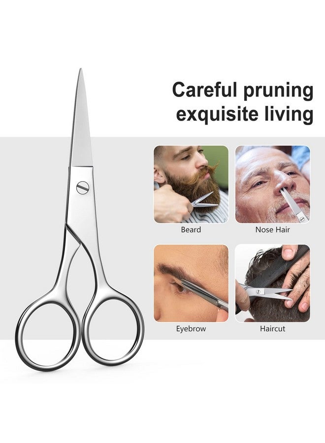 AsonTao Small Scissors Eyebrow Scissors Nose Hair Scissors Professional Grooming Scissors For Hair Eyelashes Nose Eyebrow Trimming Mustache. Asontao (Small Scissors Tip Design) - Image 2