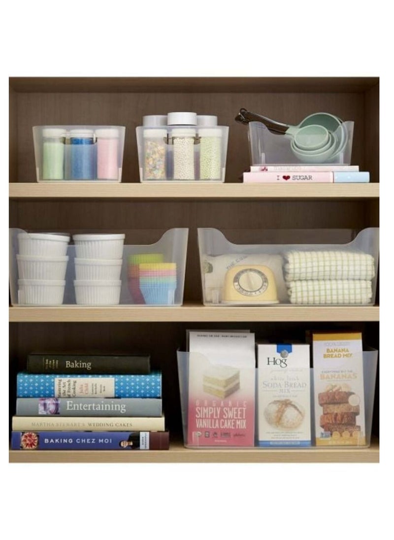 Keyway Large Storage Box Clear Set of 3