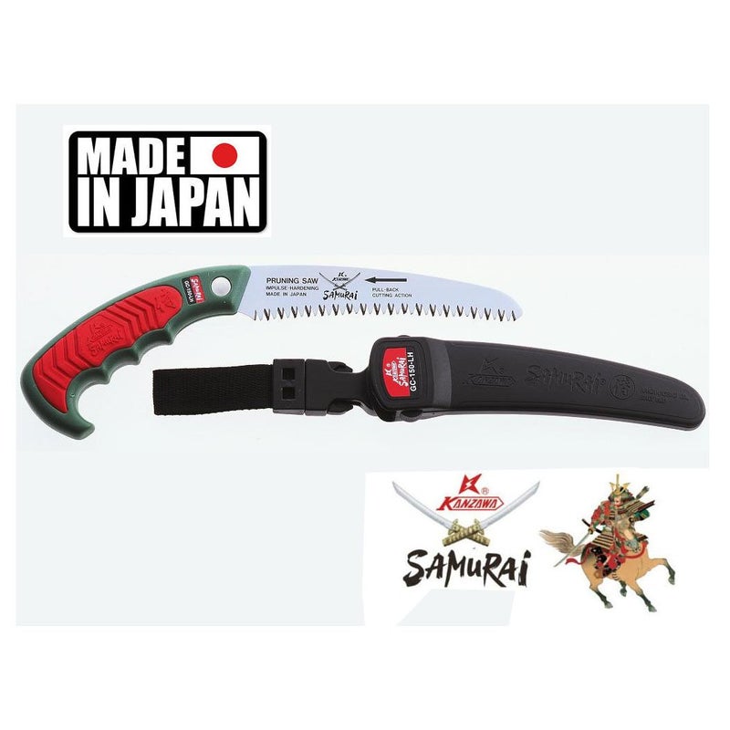 Samurai ICHIBAN GC-180-LH (18cm) Curved Hand Saw + Carrying Case