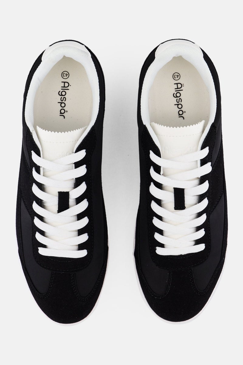 Algspar Men Lace Up Outdoor Shoes, Black - Image 2
