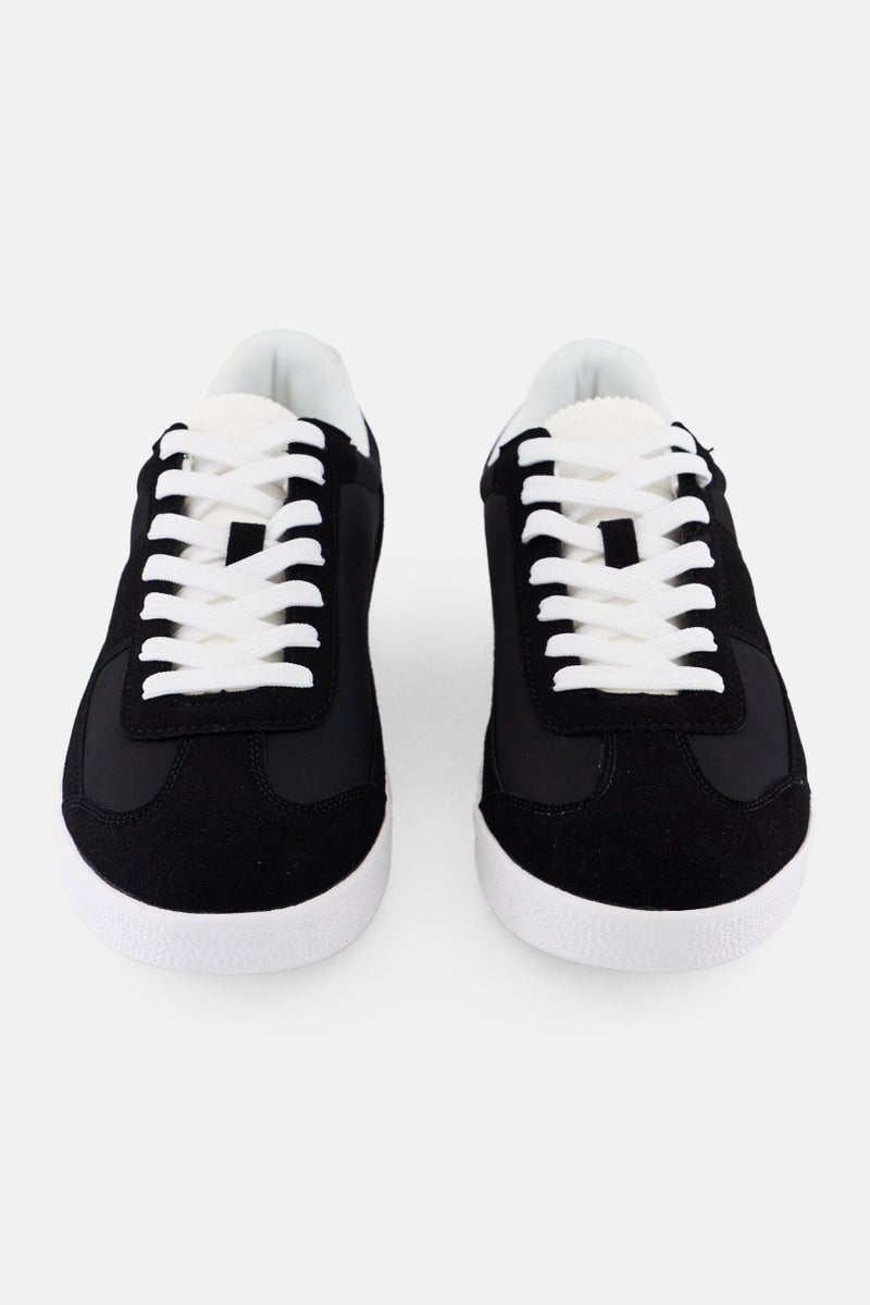 Algspar Men Lace Up Outdoor Shoes, Black - Image 4