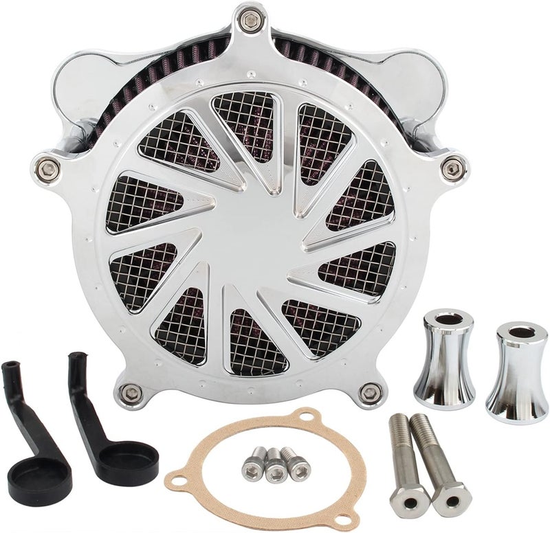 QASULER Motorcycle Air Filter Kit for Harley - Image 1