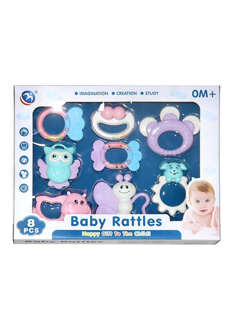 إيه جي دي طقم خشخيشة متعددة الوظائف من 8 قطع