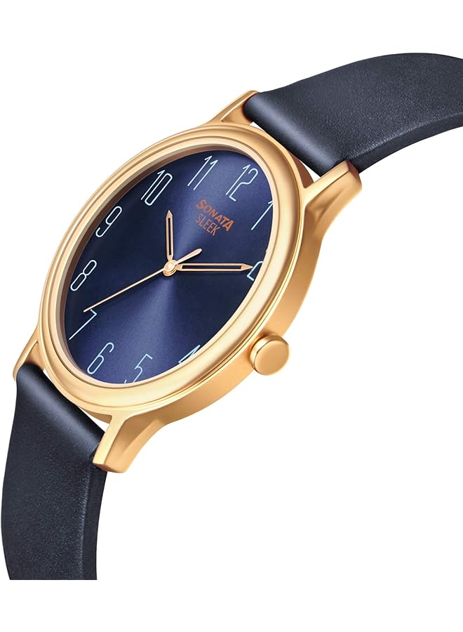 Sonata Sleek Analog Blue Dial Men's Watch 7128Wl05/Nn7128Wl05 - Image 3