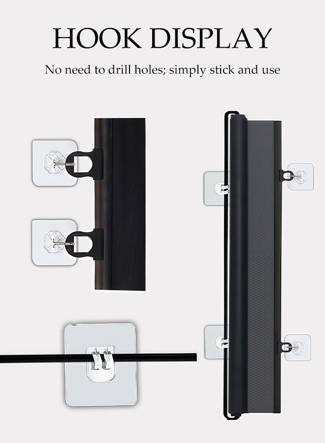 DUNISO Retractable Baby Gate,Mesh Baby Gate Or Mesh Dog Gate, Extra Wide Safety Gate For Babies And Pets,No Need To Drill Holes，Adjustable Length，For Stairs,Doorways,Hallways,Indoor,Outdoor ,130*78cm  - Image 5