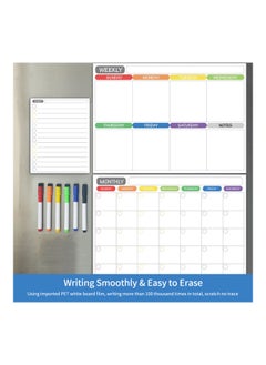 Loquat Magnetic Dry Erase Calendar Whiteboard Multicolour  - Image 3