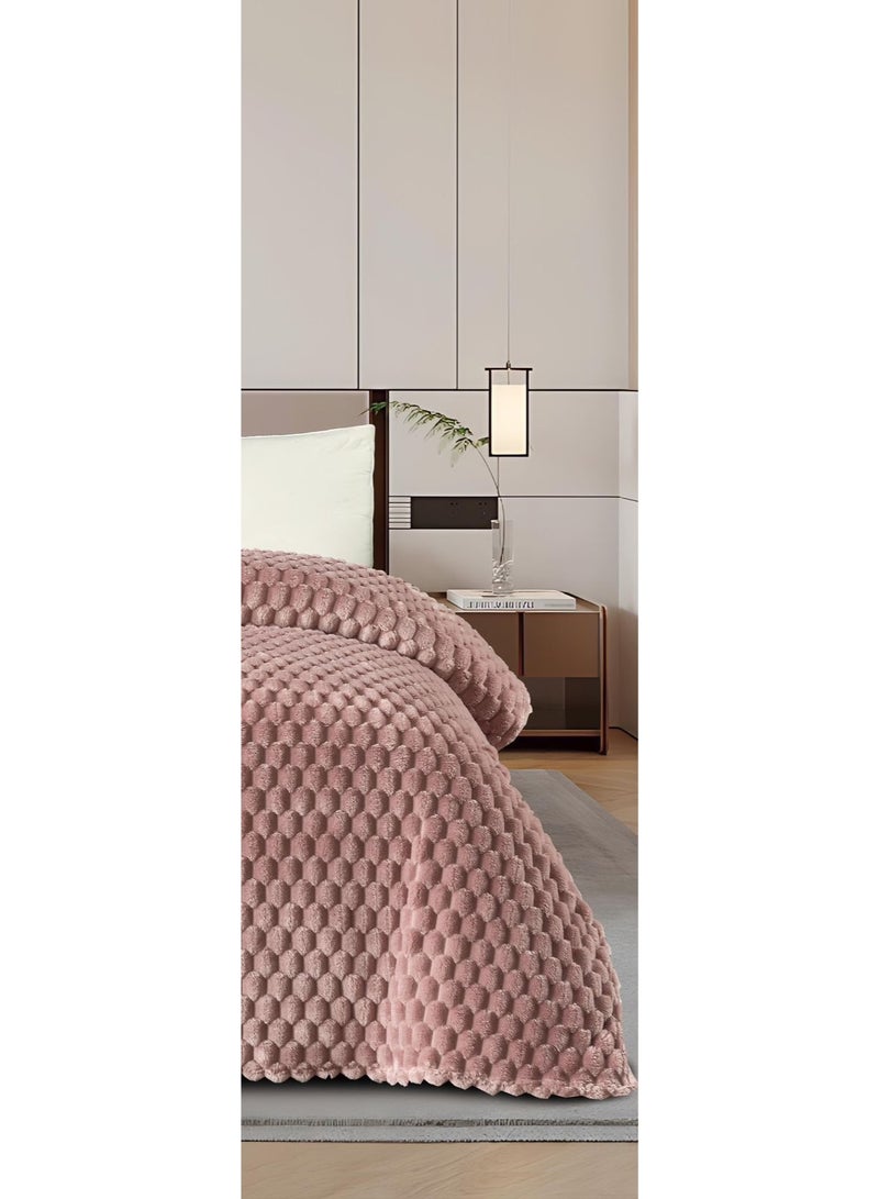 MingLi King size double bed blanket, lightweight, 1800g, for warmth and softness, size 220*240cm - Image 4