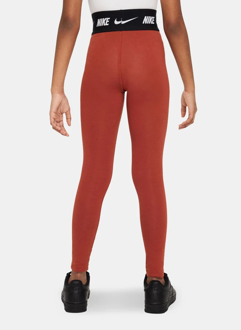 Nike Kids' Sportswear High-Rise Leggings (Older Kids)