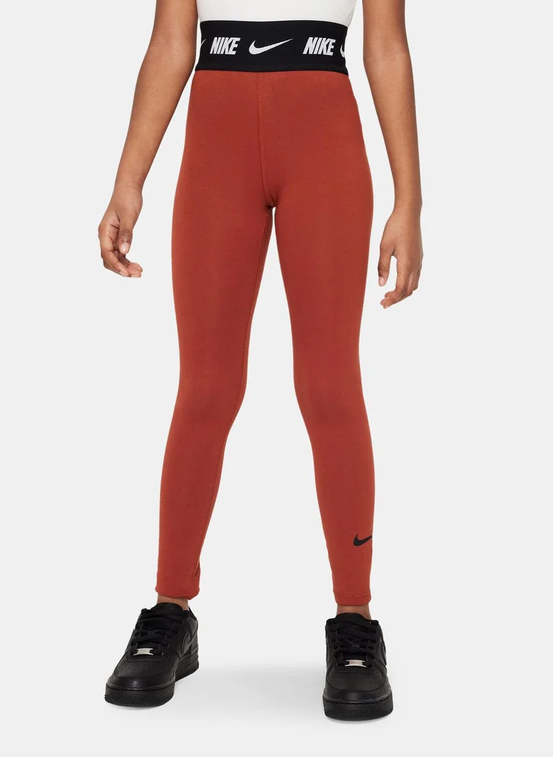 Nike Kids' Sportswear High-Rise Leggings (Older Kids)