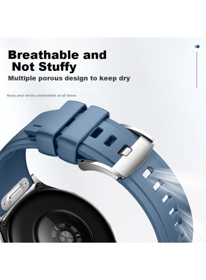 Wei Qiantu Wqtc Silicone Composite Watch Strap For Huawei Watch Gt5/5pro/gt4/watch4pro | 46/48mm Dial - Buckle Closure Official Same - Image 5