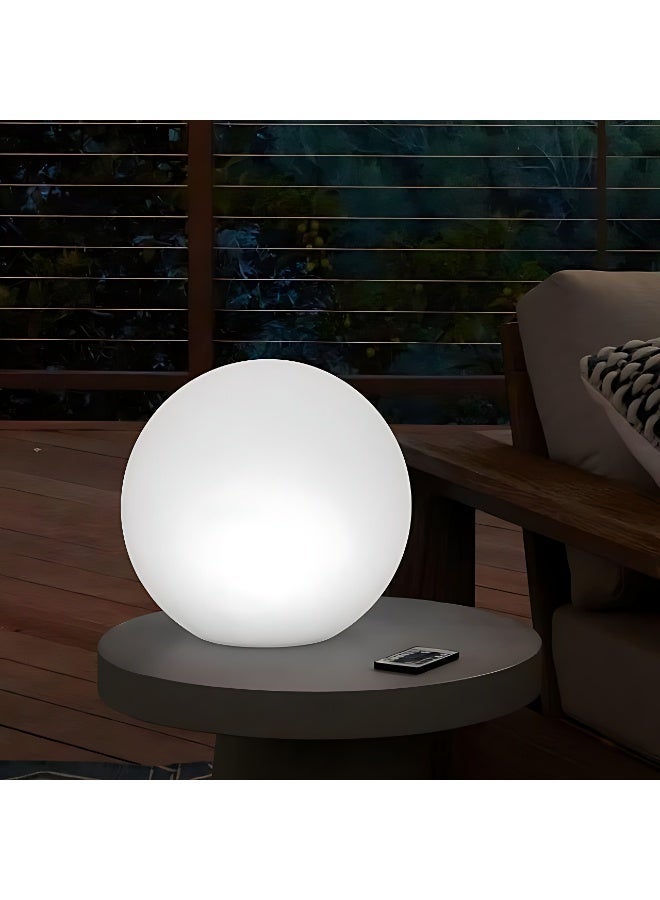 ETRONIK مصباح LED Moonball Light مقاس 6 بوصات قابل لإعادة الشحن والتحكم عن بعد، مصباح مزاجي متغير 16 لونًا، إضاءة ليلية متوهجة قابلة للتعتيم، إضاءة زخرفية للمنزل والحفلات والحانات وحفلات الزفاف - Image 5