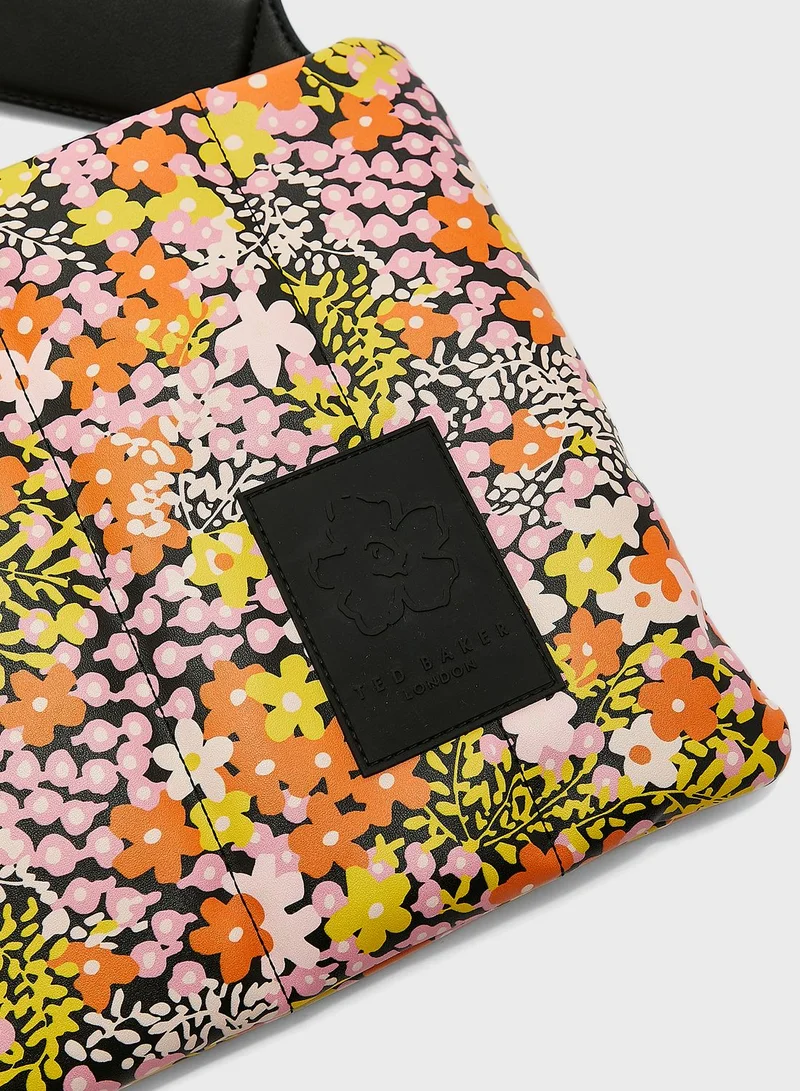 Ted Baker Jazelle Vertical Quilted Oversized Clutch