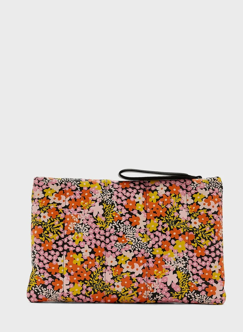 Ted Baker Jazelle Vertical Quilted Oversized Clutch