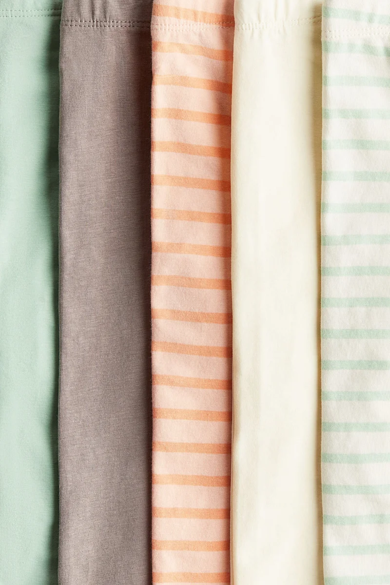 H&M 5-pack jersey leggings