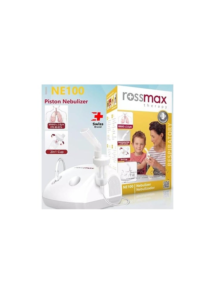 Rossmax Piston Nebulizer NE100 – Compressor Inhaler Machine – For Adults & Kids – Effective Respiratory Treatment at Home - Image 4