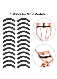 SUNSAR 50 Pieces  Universal Soft Silicone Eyelash Curler Replacement Pads Refill Pads for with Most Eyelash Curlers  - Image 4