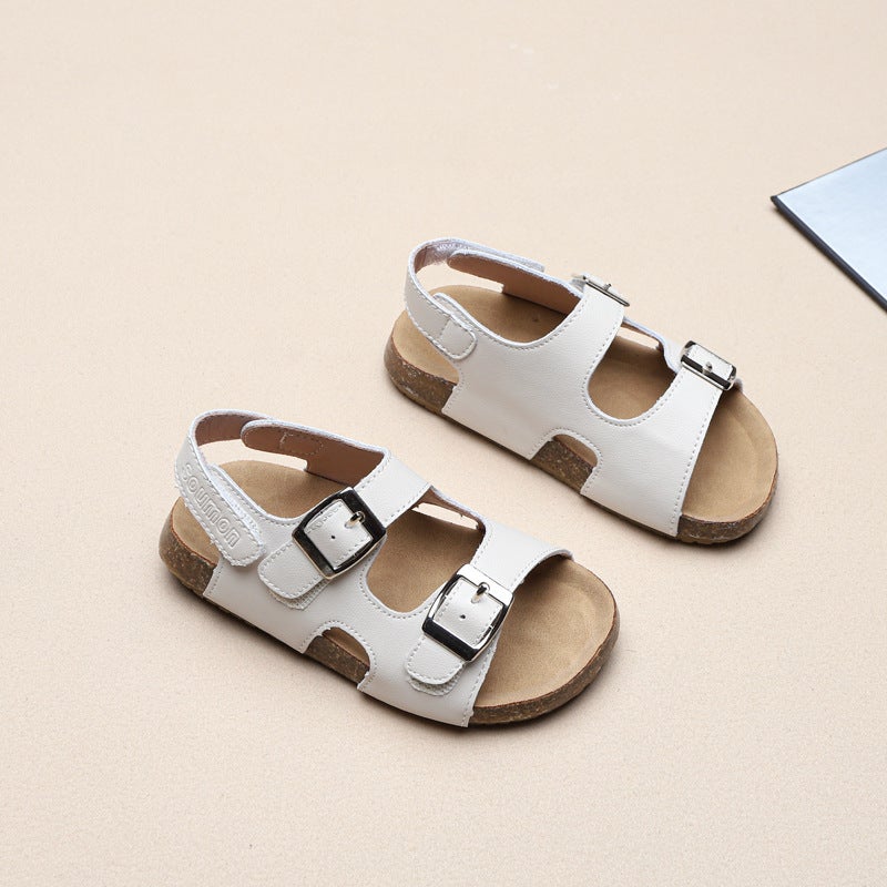 Children'S Sandals 2025 Hollow Open-Toe Beach Shoes Korean Style Boys And Girls Fashion Versatile Casual Sandals - Image 3