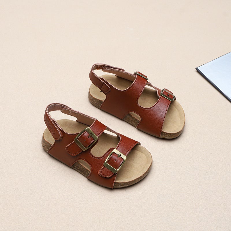 Children'S Sandals 2025 Hollow Open-Toe Beach Shoes Korean Style Boys And Girls Fashion Versatile Casual Sandals - Image 4