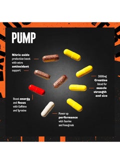 ANIMAL Pump – Preworkout - Vein Popping Pumps – Energy And Focus – Creatine – Nitric Oxide – Easy To Remove Stimulant Pill For Anytime Workouts – 30 Packs  - Image 2