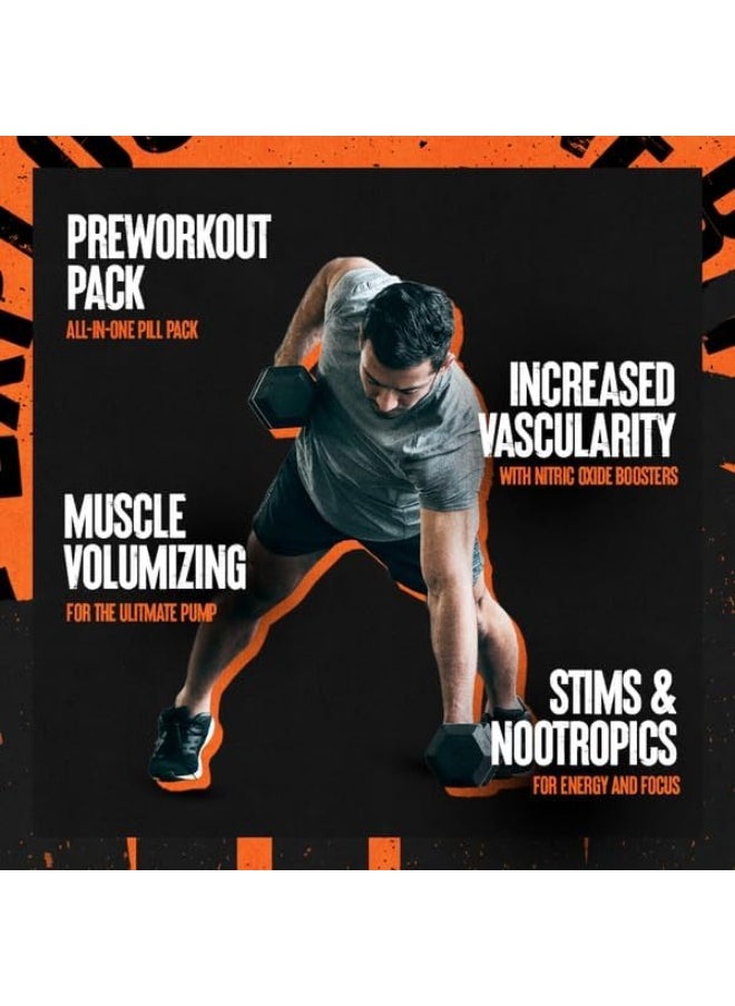 ANIMAL Pump – Preworkout - Vein Popping Pumps – Energy And Focus – Creatine – Nitric Oxide – Easy To Remove Stimulant Pill For Anytime Workouts – 30 Packs  - Image 3