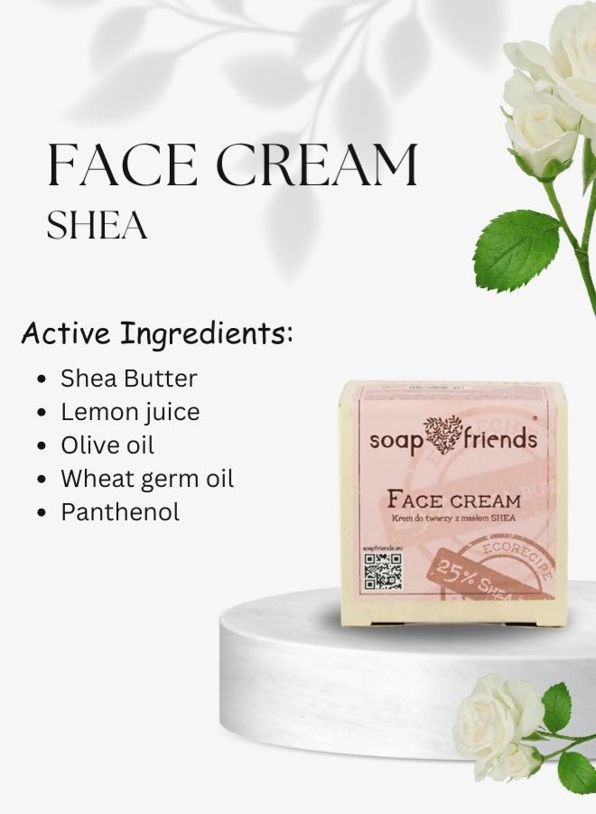 Soap&Friends Natural Nourishing Face Cream with Shea Butter | 50ml - Image 4