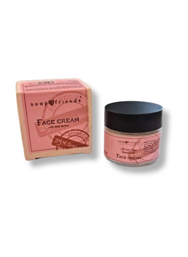 Soap&Friends Natural Nourishing Face Cream with Shea Butter | 50ml - Image 1