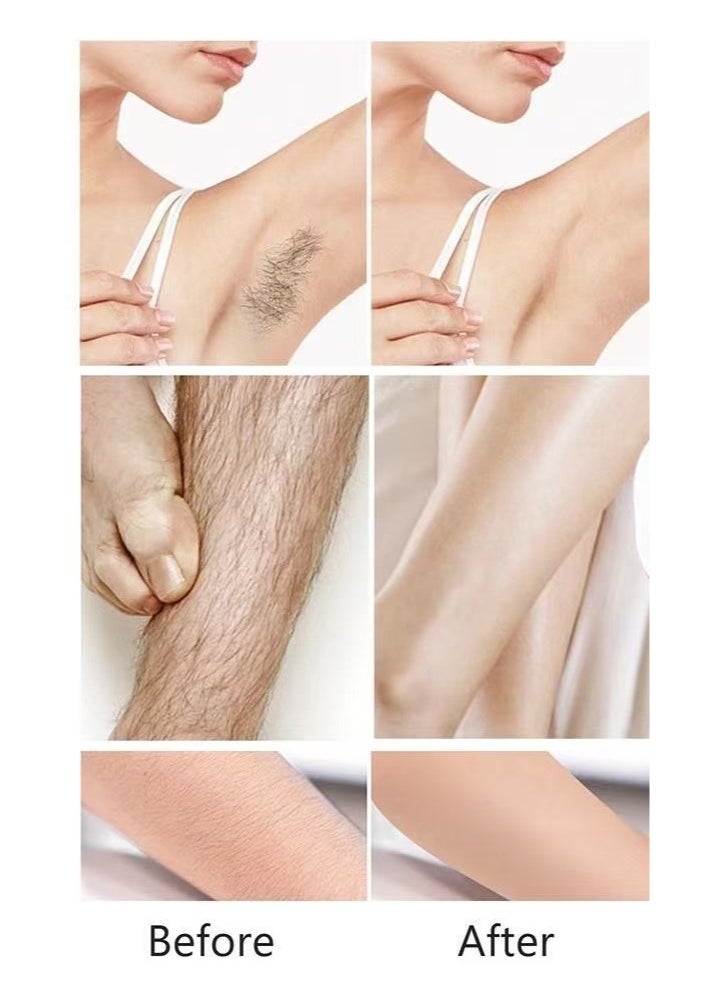Laseta - Hair removal kit,Roll On Waxing Kit, Wax Heater Salon Hair Removal Machine Set Wax Heater Warmer + Wax Cartridge + Depilatory Paper Epilator for Arm Leg Armpit Face Beard Bikini - Image 1
