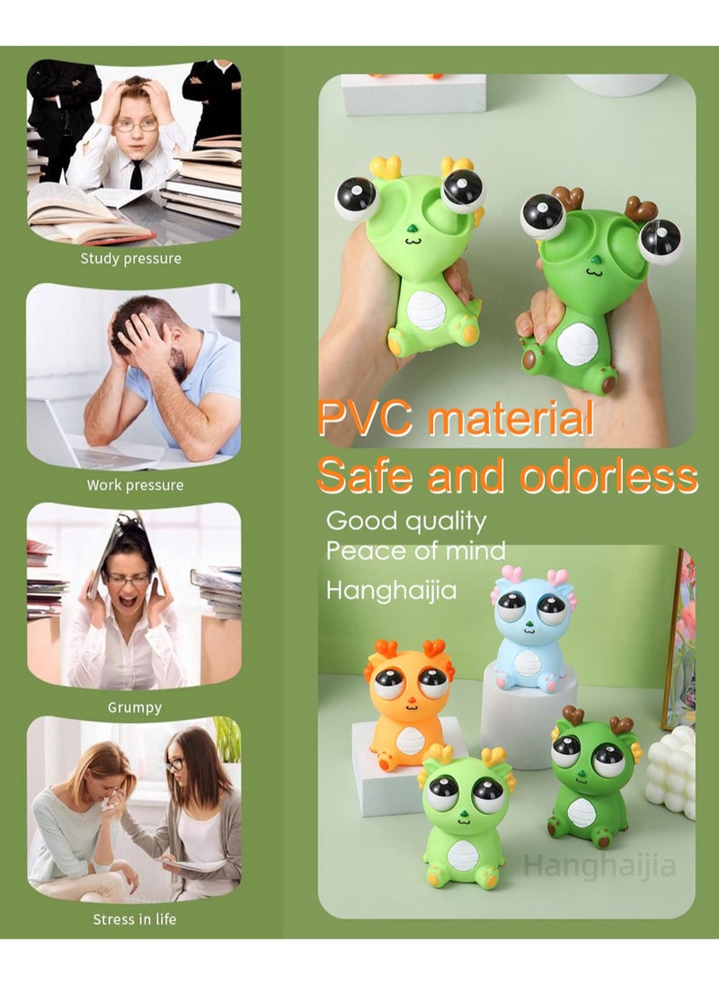 Hanghaijia - Squeeze Stress Relief Eyeball Burst Popping Dragon for All Occasions Party Funny Favors Toys - Image 1
