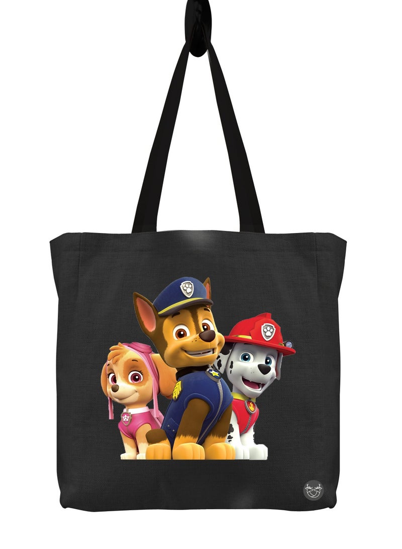 Canvas bag with Paw Patrol design print