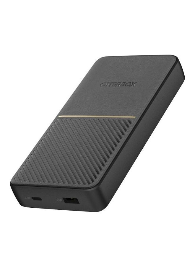 Otterbox 20000 mAh Power Bank 20K mAh Portable Power, USB-C and USB-A ports, 18 Watts USB-PD - Black - Image 1