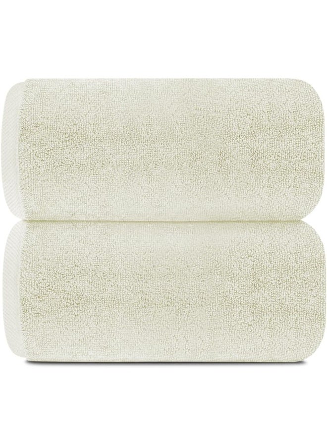 Topify Premium Bath Towels Set Pack of 2  Soft Cotton Bath Towels 70x140 cm, 600 GSM  Soft Feel, , Highly Absorbent Durable Towels, Perfect for Daily Use  Lightweight Spa Towel (S)  - Image 1