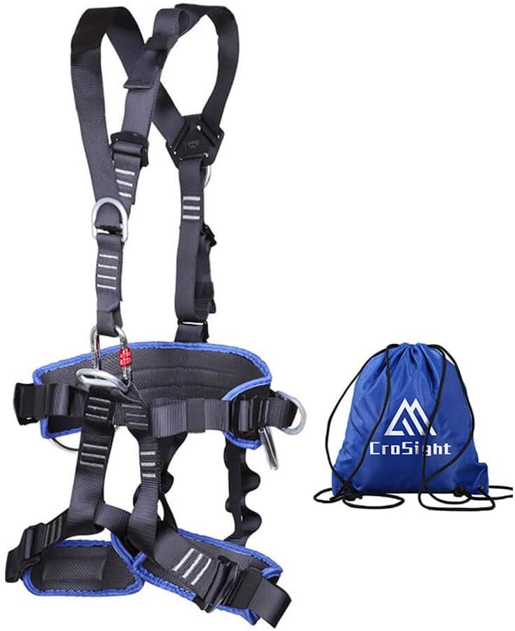 CroSight Climbing Seat Belt, Caving, Rock Climbing and Rappelling Equipment, Body Guard Protect, Rappelling Rescuing Equip - Image 1