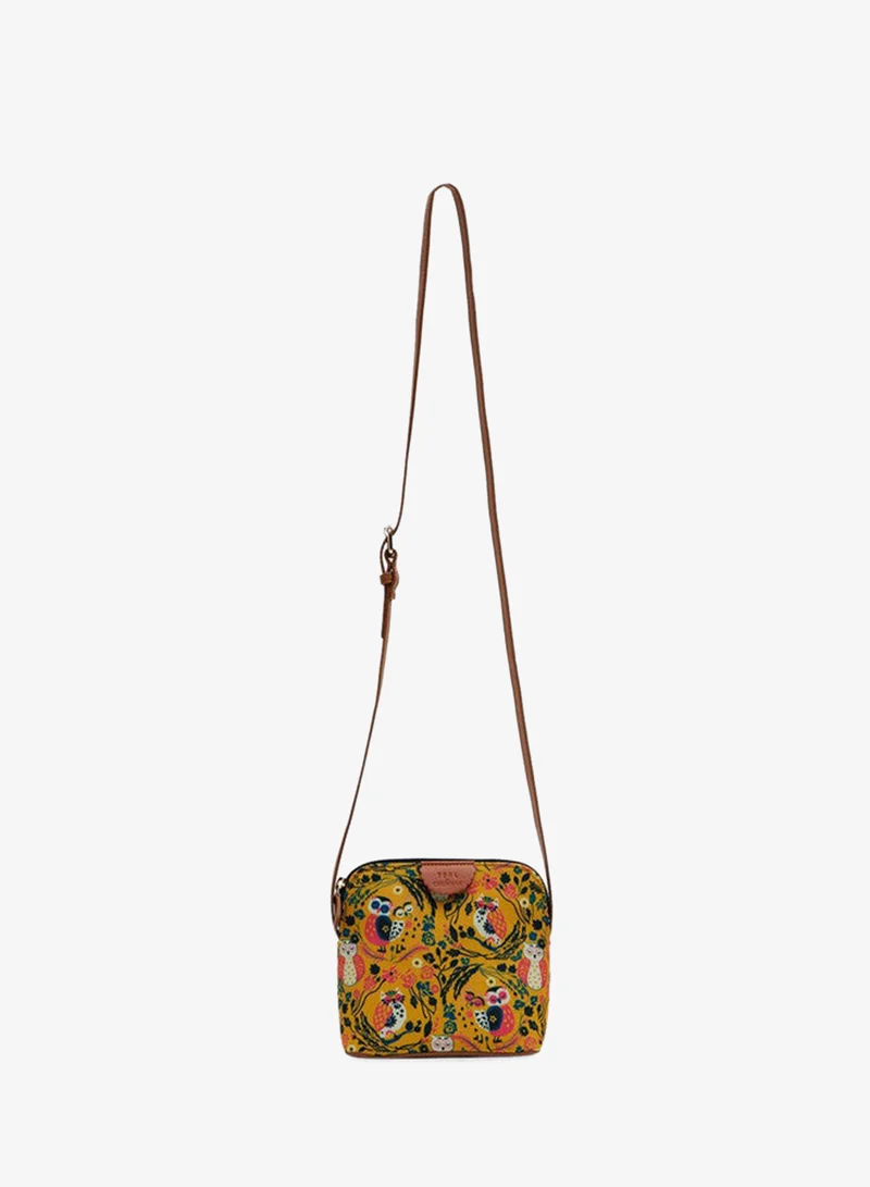 Chumbak Teal By Chumbak Jungle Stories Sling Bag - Yellow