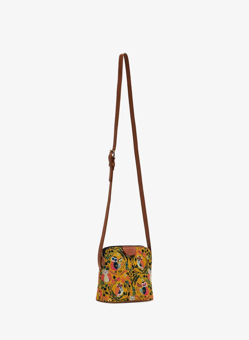 Chumbak Teal By Chumbak Jungle Stories Sling Bag - Yellow