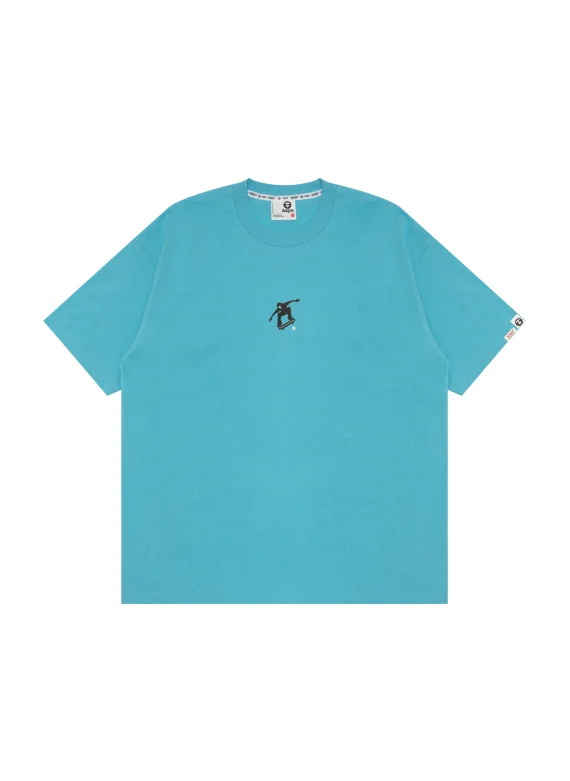 ايه ايه بي إي Moonface logo skating short sleeve tee