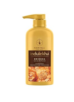 Indulekha Bringha, Shampoo, 580ml, for Hair Fall Control, with Bringharaj Extracts, Amla, Shikakai, Paraben-Free, for Men & Women