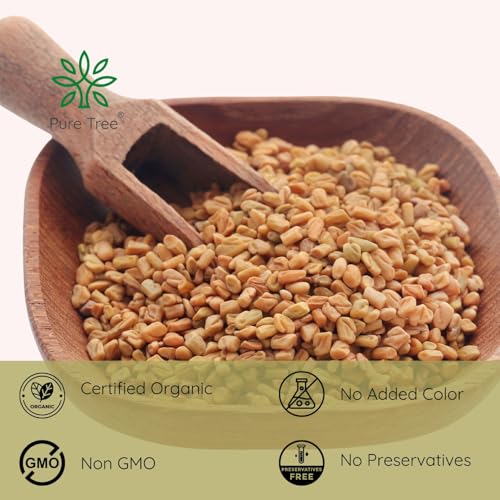 Pure Tree Certified Organic Methi Dana | 250 g | Organic Fenugreek Seeds | Methi Seeds Whole Spices | Menthulu Seeds | Vendayam | Rich in Aroma and Flavour - Image 5