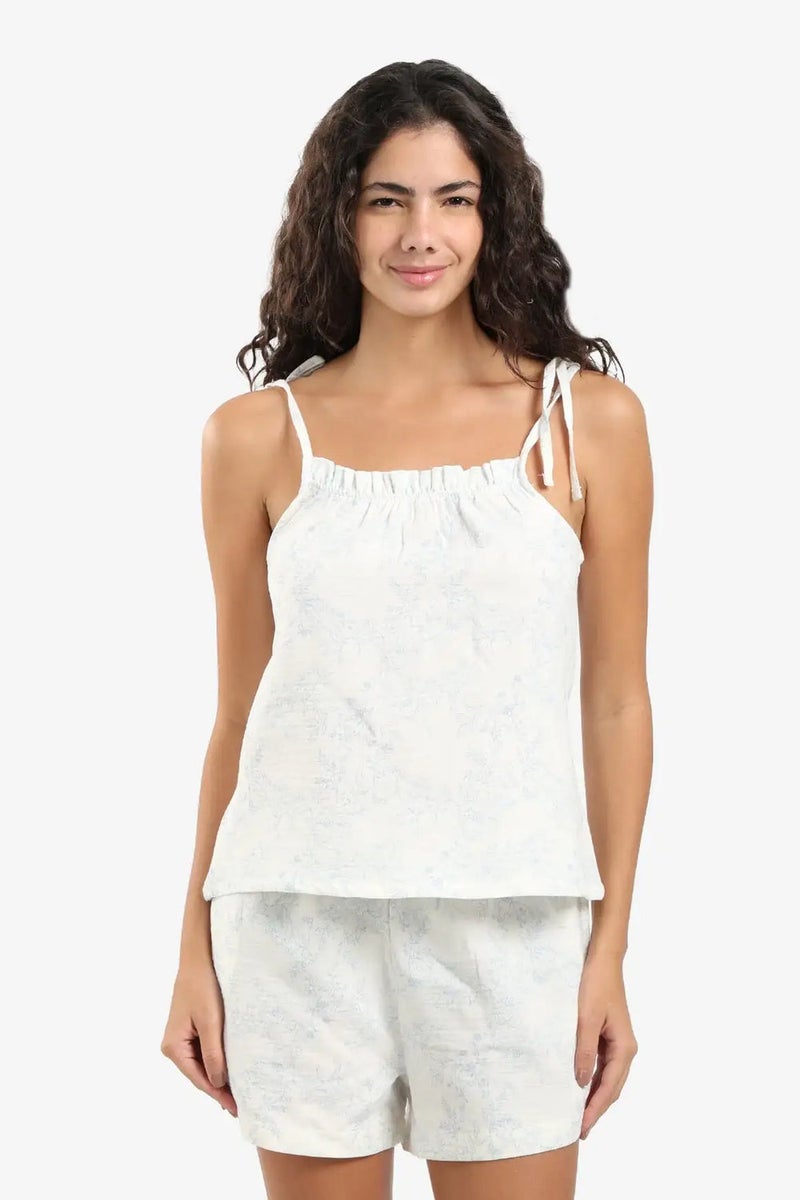Carina Cotton Cami & Shorts Pyjama Set - Image 1