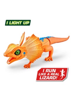 ROBO ALIVE ZURU ROBO ALIVE Robotic Pet Frilled Neck LIZARD for Ages 3+ (Orange)  - Image 2