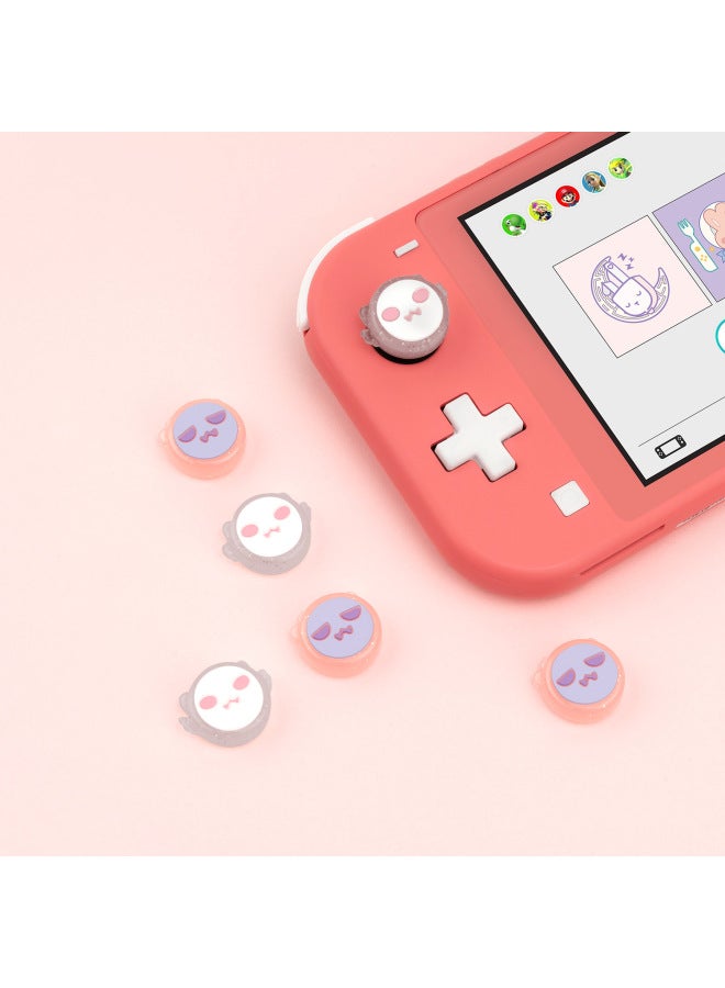 Loquat Nintendo Switch Ghost Rocker Set NS Lite Silicone Rocker Cap  Joycon Case-Product Color:Sweetheart Skeleton  - Image 3