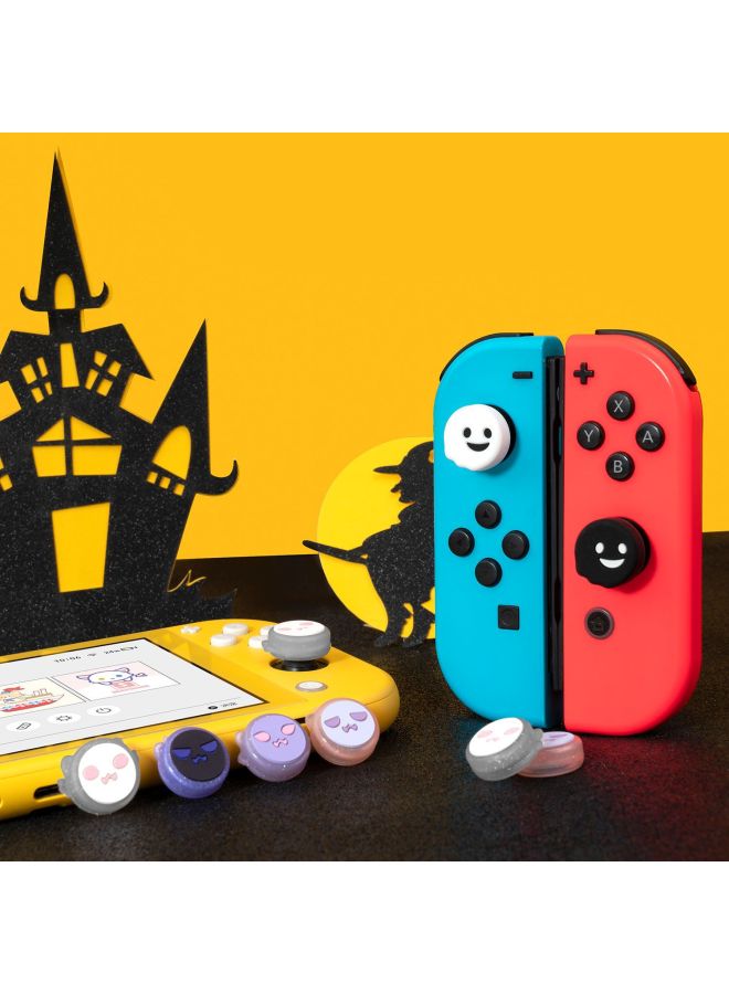 Loquat Nintendo Switch Ghost Rocker Set NS Lite Silicone Rocker Cap  Joycon Case-Product Color:Sweetheart Skeleton  - Image 2