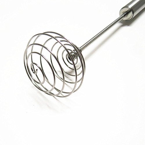 kakamono Egg Whisk Egg Beater Stainless Steel Balloon Galaxy Spring Whisk Egg Beater Milk Blender for Blending, Whisking, Beating & Stirring - Image 2