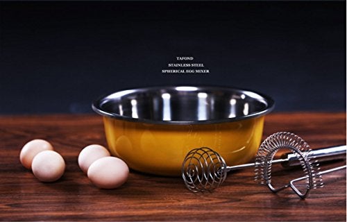 kakamono Egg Whisk Egg Beater Stainless Steel Balloon Galaxy Spring Whisk Egg Beater Milk Blender for Blending, Whisking, Beating & Stirring - Image 5