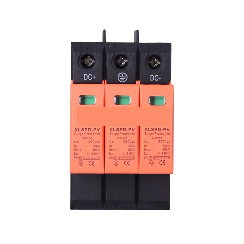 2P 500V DC Surge Protector SPD 20 40kA Solar PV Surge Suppressor Circuit Breaker - Image 5