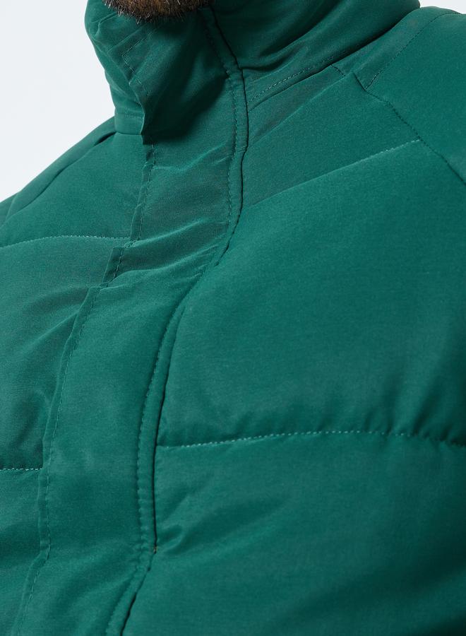 ستايلي جاكيت بافر بقصة مريحة - Image 5