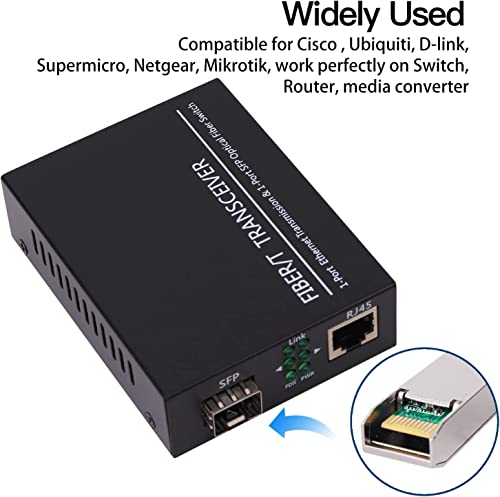 GESD 10 Pack 1.25G SFP LC Module 1000Base-LX (SMF,1310nm,20km,DDM) Single-Mode Transceiver for Cisco GLC-LH-SMD,Ubiquiti UniFi,Meraki MA-SFP-1GB-LX10,Fortinet,Mikrotik,TP-Link,Netgear,TL-SM311LS,D-Link - Image 5