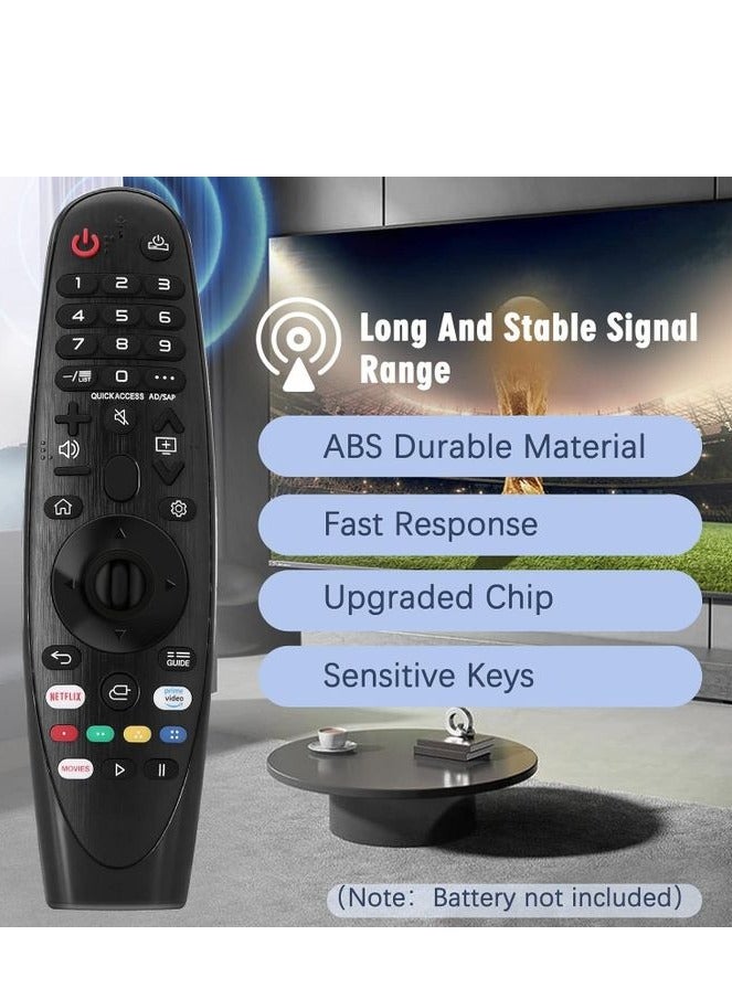 Replacement Magic Remote for LG 4K UHD Smart TVs – with Voice, Infrared, and Prime Video and Netflix Buttons - Image 1
